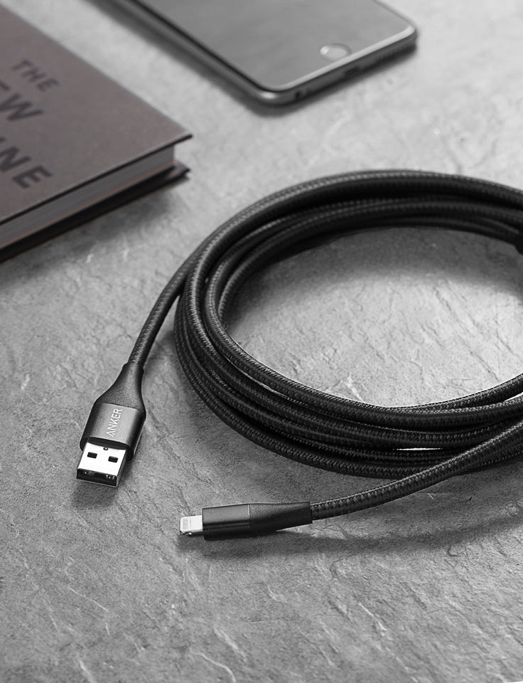 Anker 551 USB-A to Lightning Cable (3 ft / 6 ft / 10 ft)