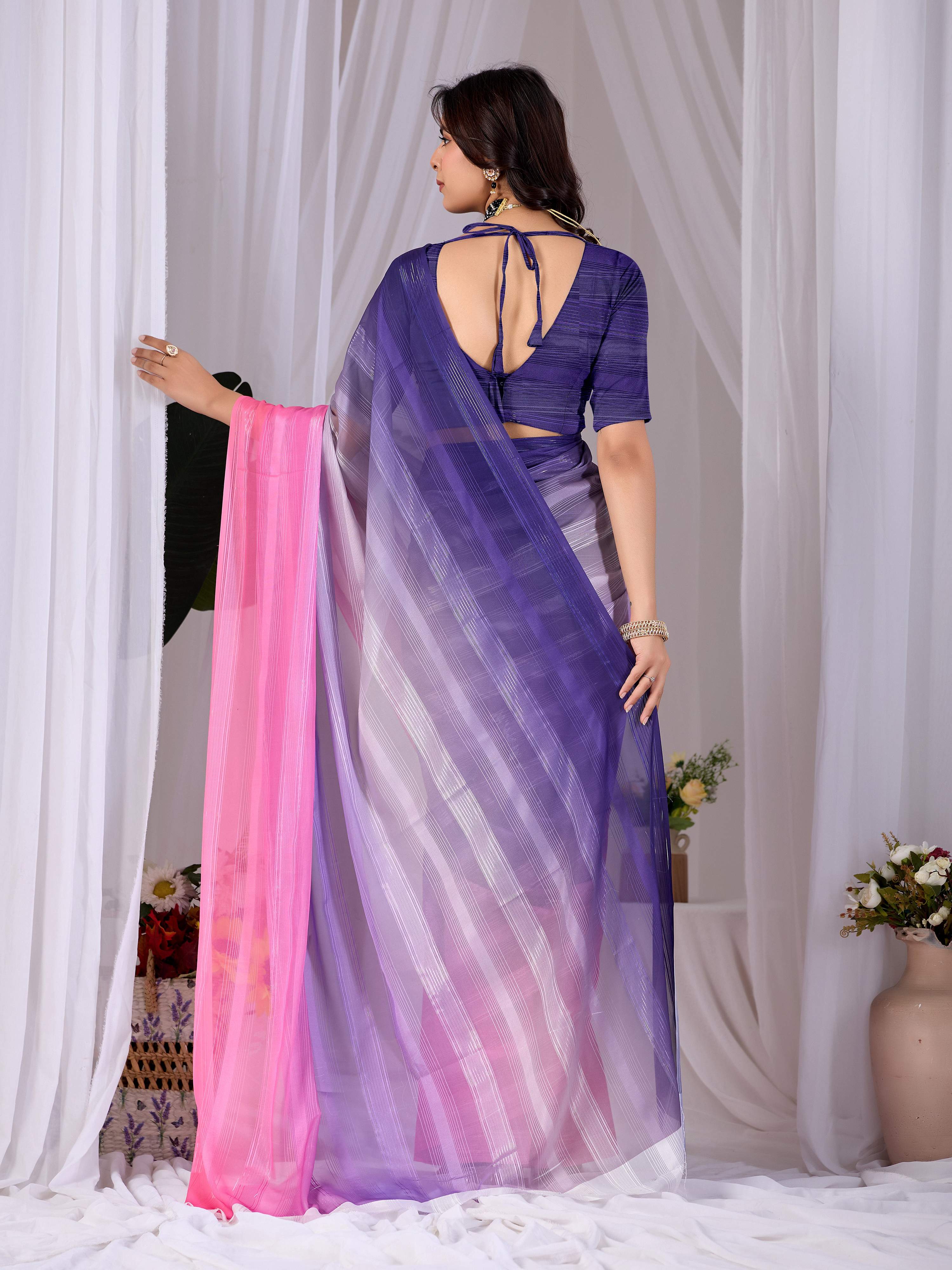 Aastha Fashion Multi Monsoon Printed Saree