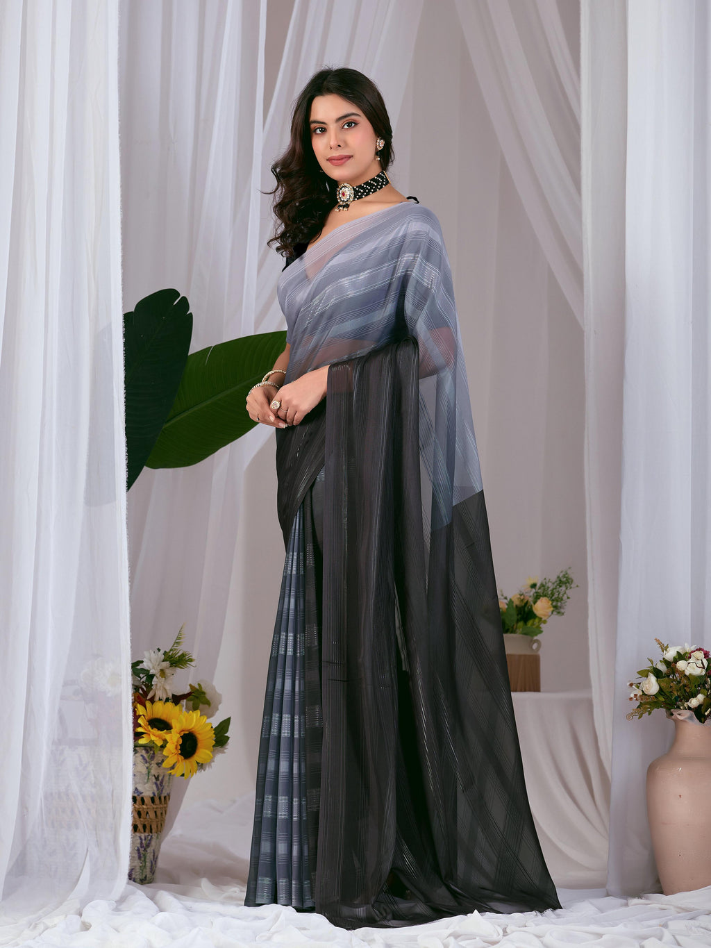 Aastha Fashion Multi Monsoon Printed Saree