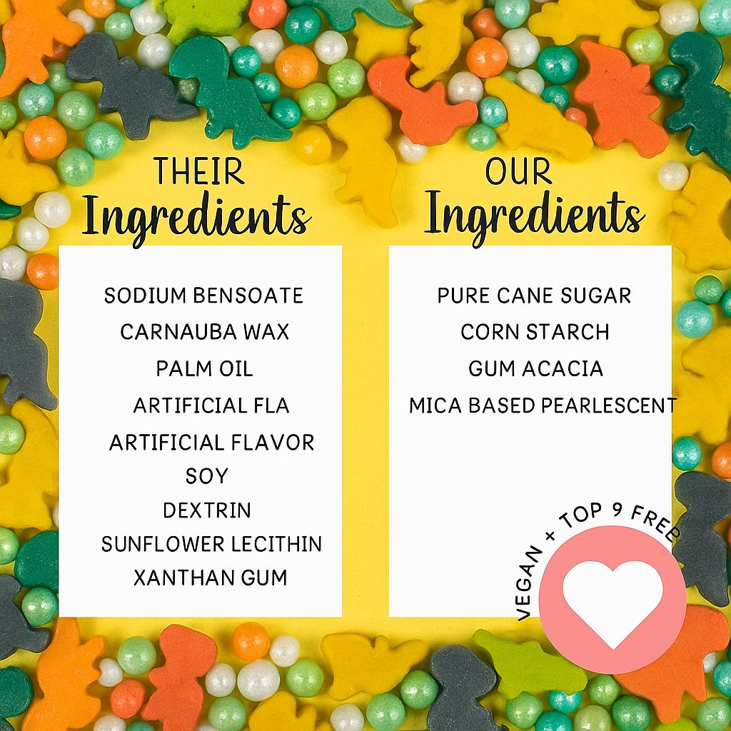 Confect Dino Sprinkles for Decorations 12
