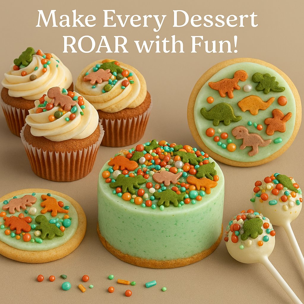 Confect Dino Sprinkles for Decorations 12