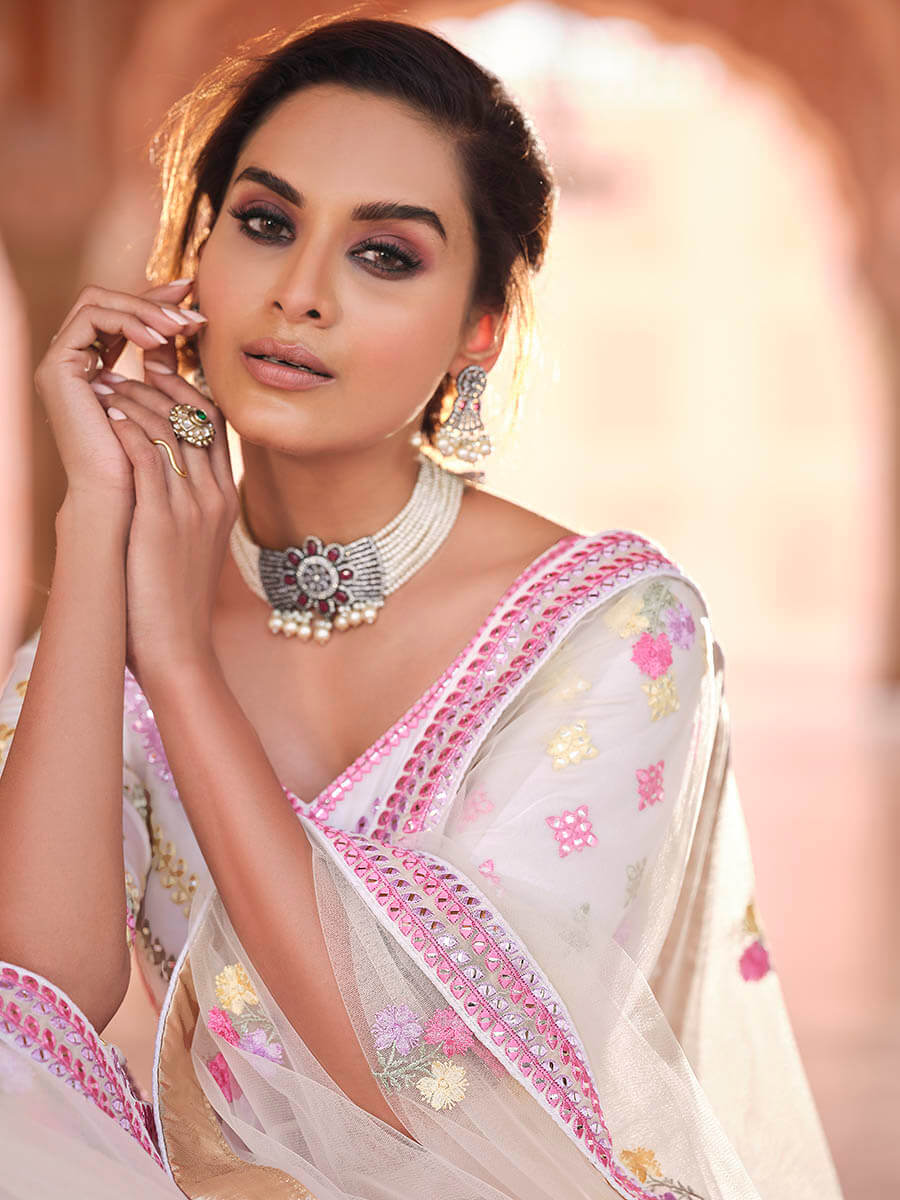 Myra Baby Pink Designer Hand work Lehenga