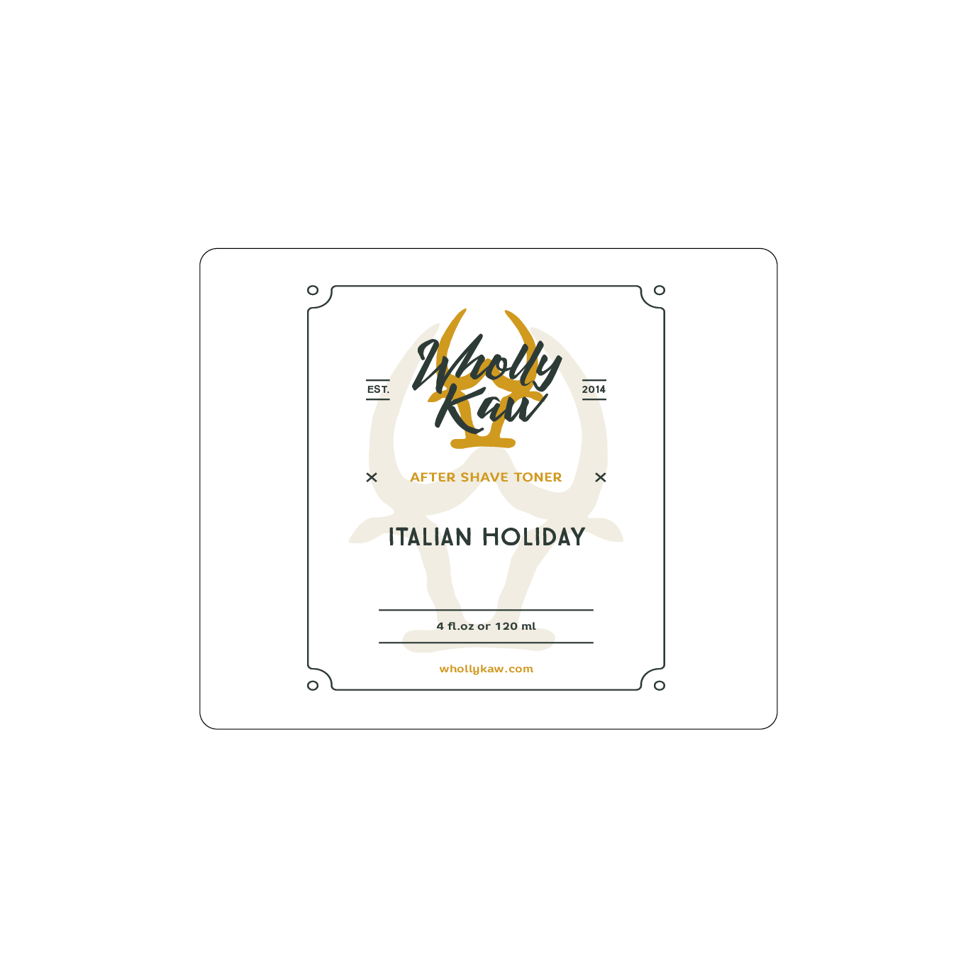 Wholly Kaw Italian Holiday Shaving Collection