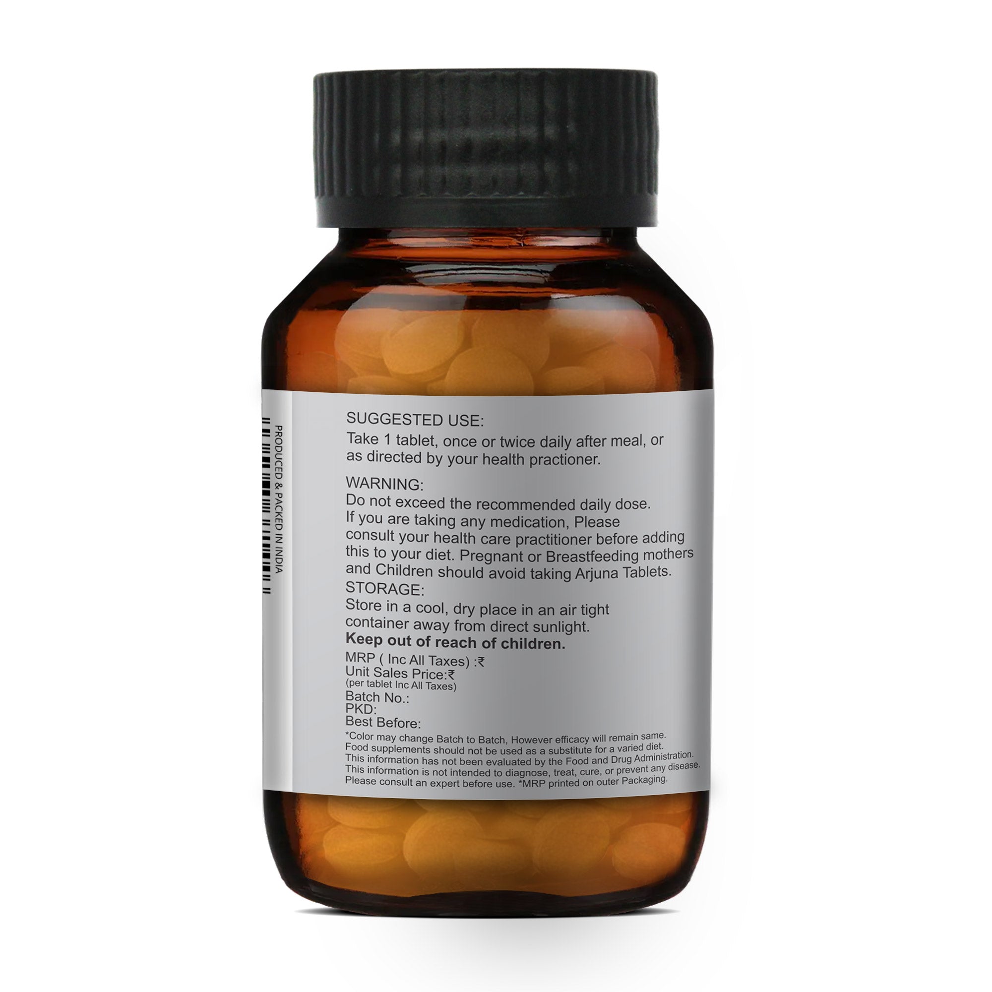 Merlion Naturals Arjuna 500mg Tablets