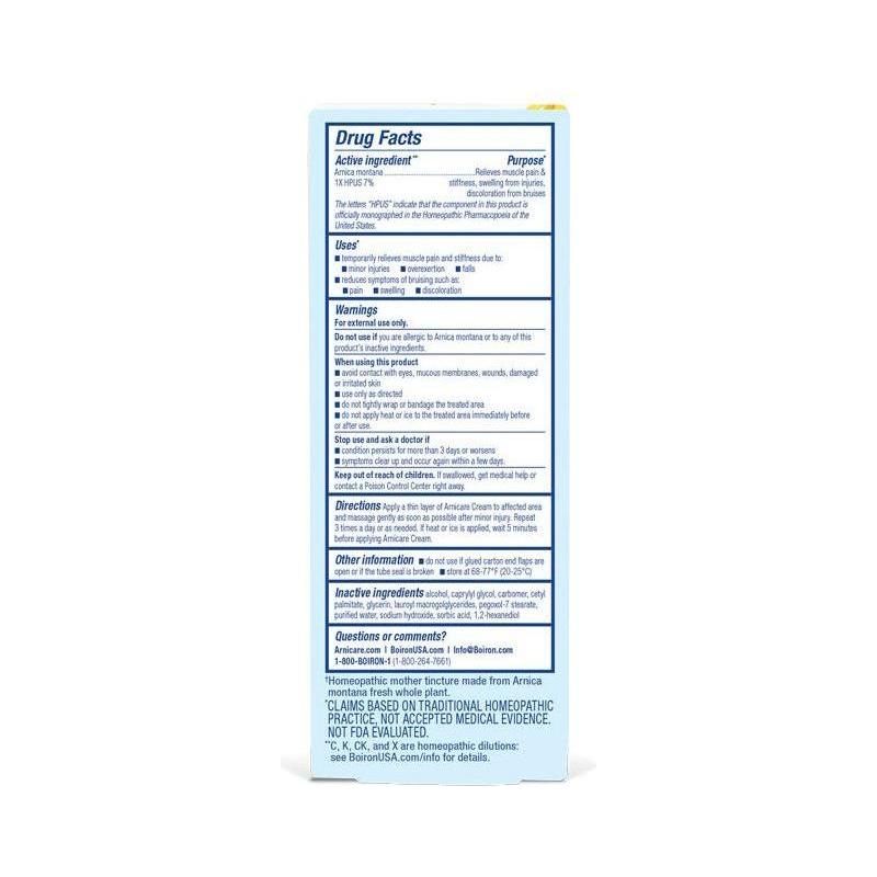Boiron Arnica Cream 2.5 oz