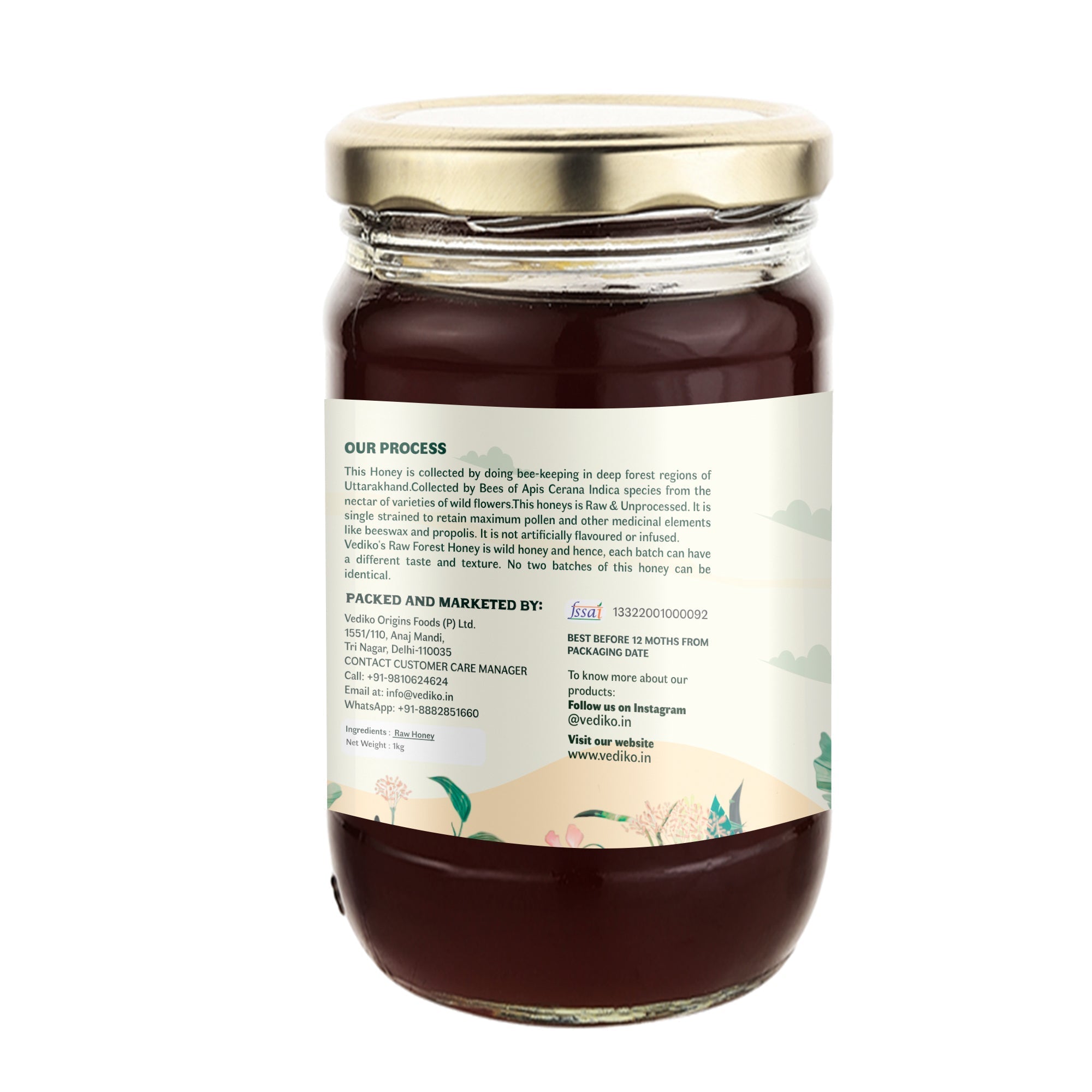 Vediko Origins Raw Forest Honey
