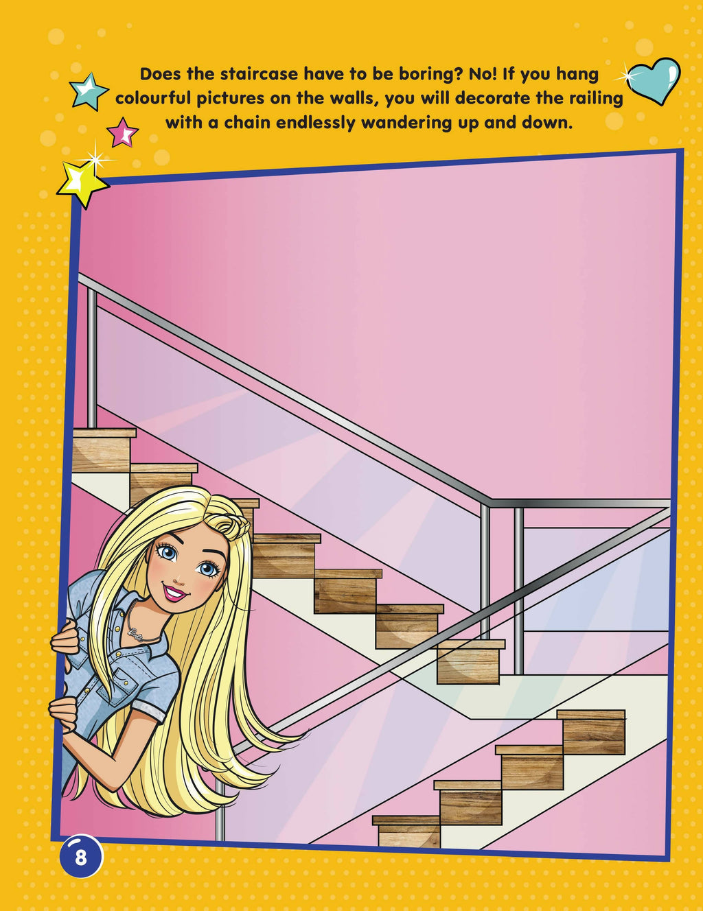 Dreamland Publications Barbie Dreamhouse Adventures -Dream House Decorate with Stickers