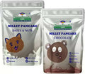 TummyFriendly Foods Millet Pancake Mix Combo - Chocolate, Dates, Nuts. HealthyBreakfast Cocoa Powder