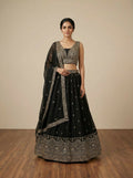 Lehenga Mart Designer Indian Wedding Lehenga Choli-Black