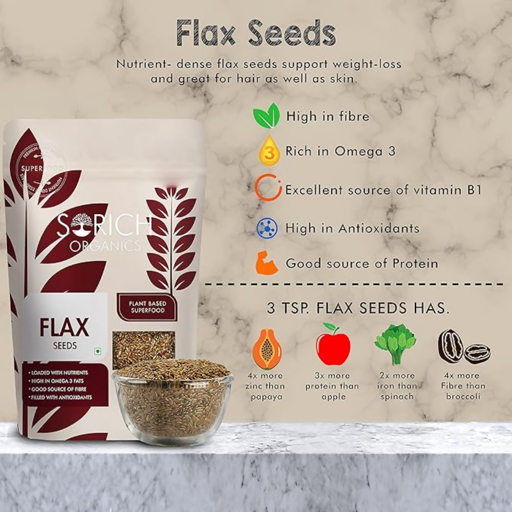 Sorich Organics Raw Flax Seeds + Pumpkin Seeds