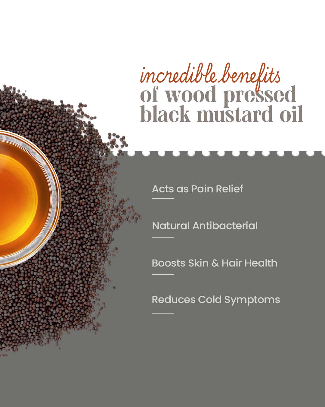 Bharat Vedica Organic Wood Pressed Black Mustard Oil - Organic Wood Pressed kale Sarso ka tel