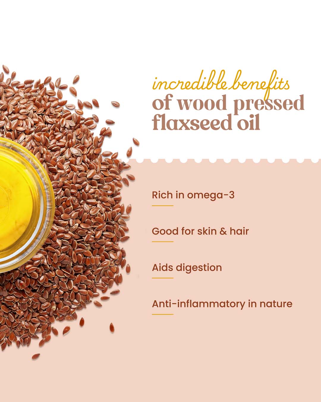 Bharat Vedica Organic Wood Pressed Flaxseed Oil - Organic Wood Pressed Alsi ka tel