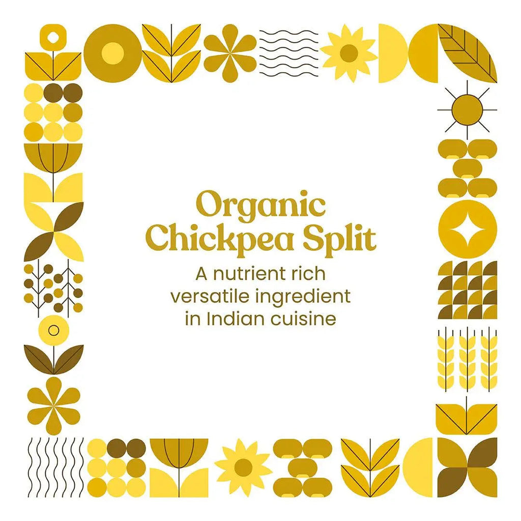 Bharat Vedica Organic Chickpea Split - Organic Chana Dal