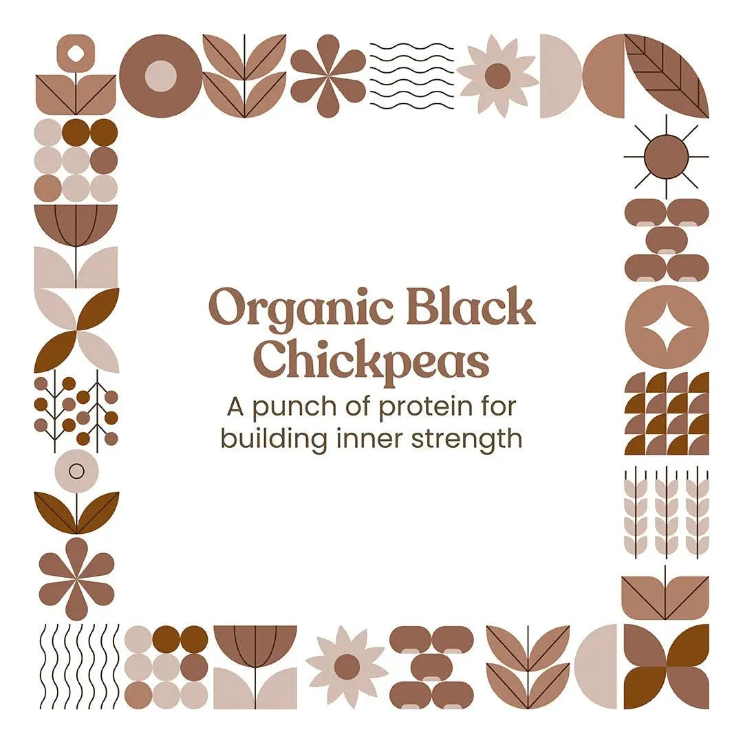 Bharat Vedica Organic Black Chickpeas - Organic Black Chana