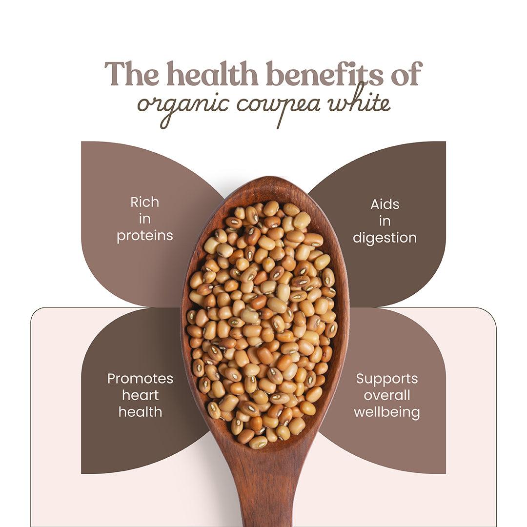 Bharat Vedica Organic Cowpea White - Organic Lobia Safed