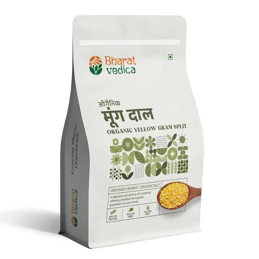 Bharat Vedica Organic Yellow Gram Split - Organic Moong Dal