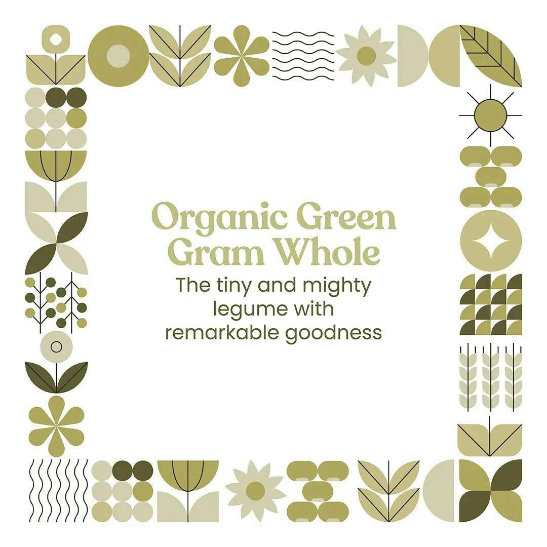 Bharat Vedica Organic Green Gram Whole - Organic Moong Dal Sabut