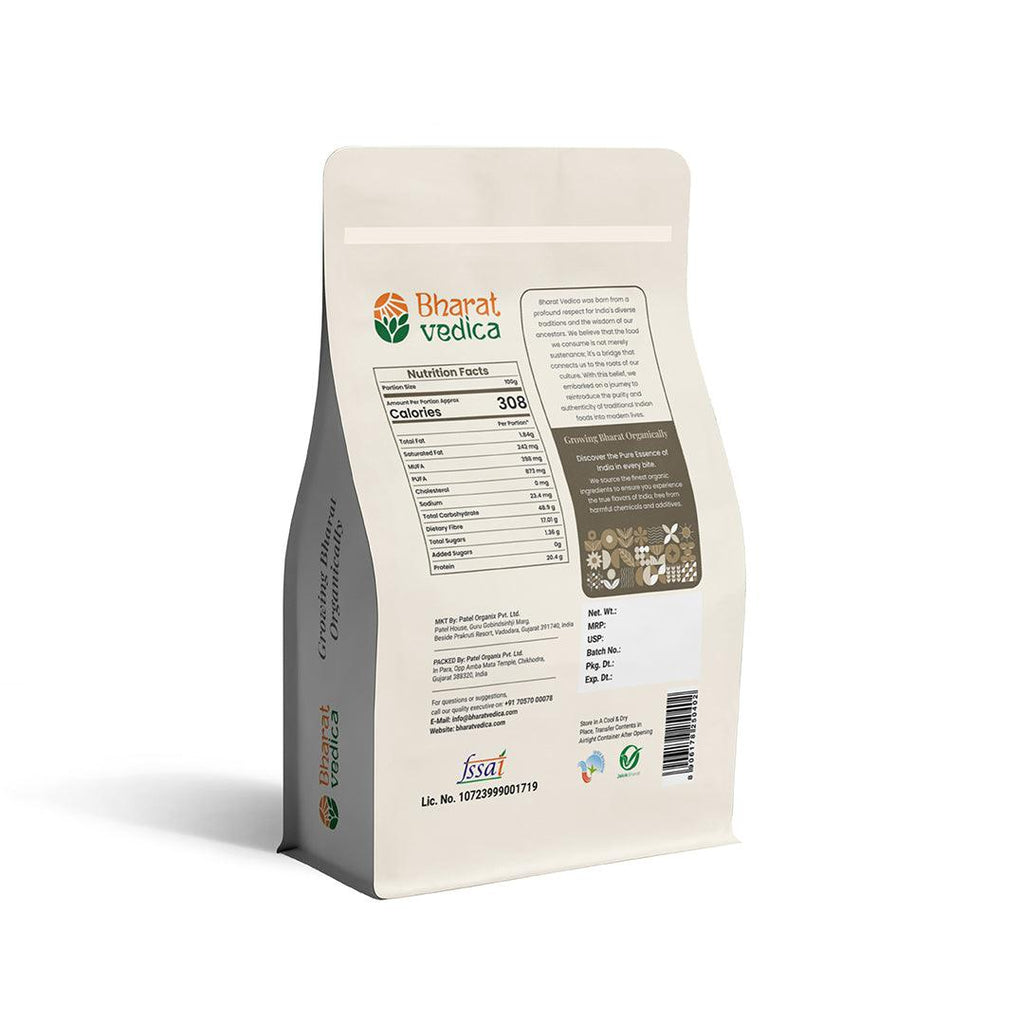 Bharat Vedica Organic White Peas - Organic Safed Matar