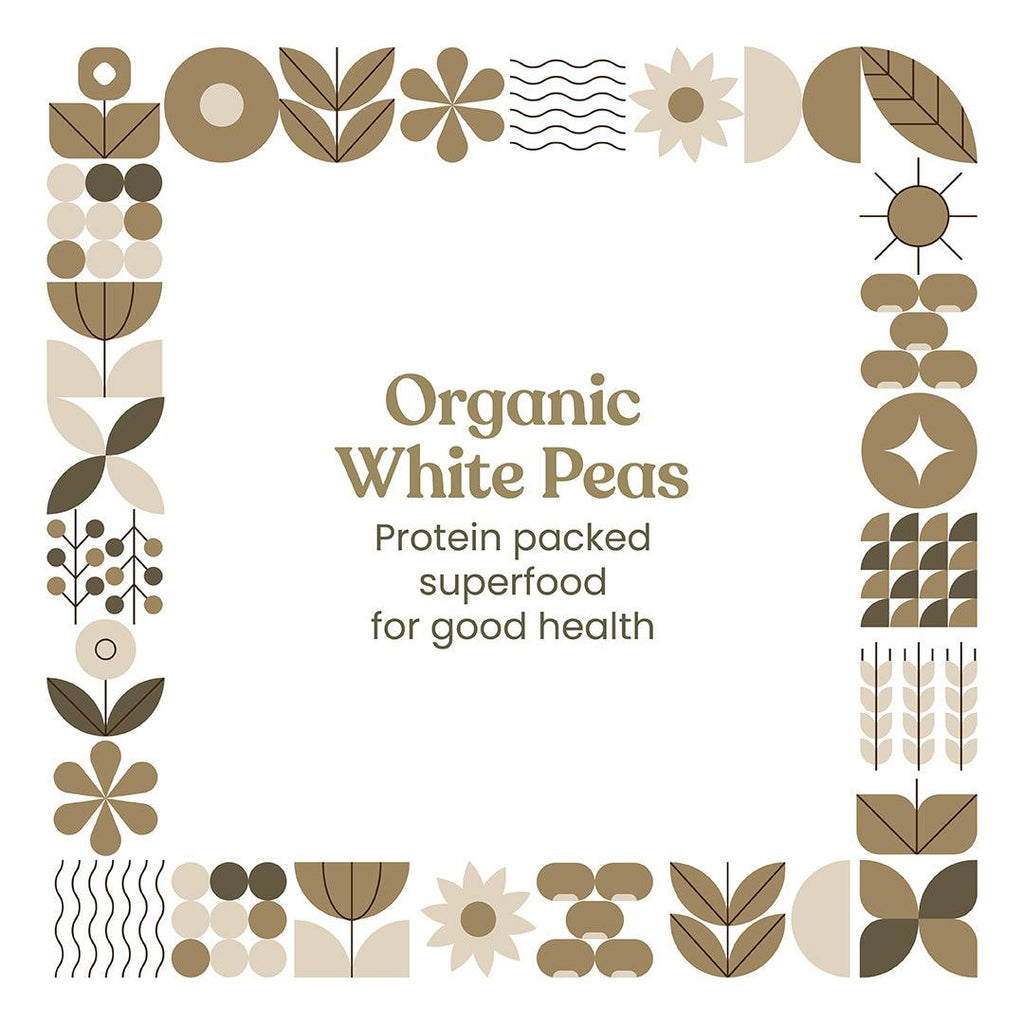 Bharat Vedica Organic White Peas - Organic Safed Matar