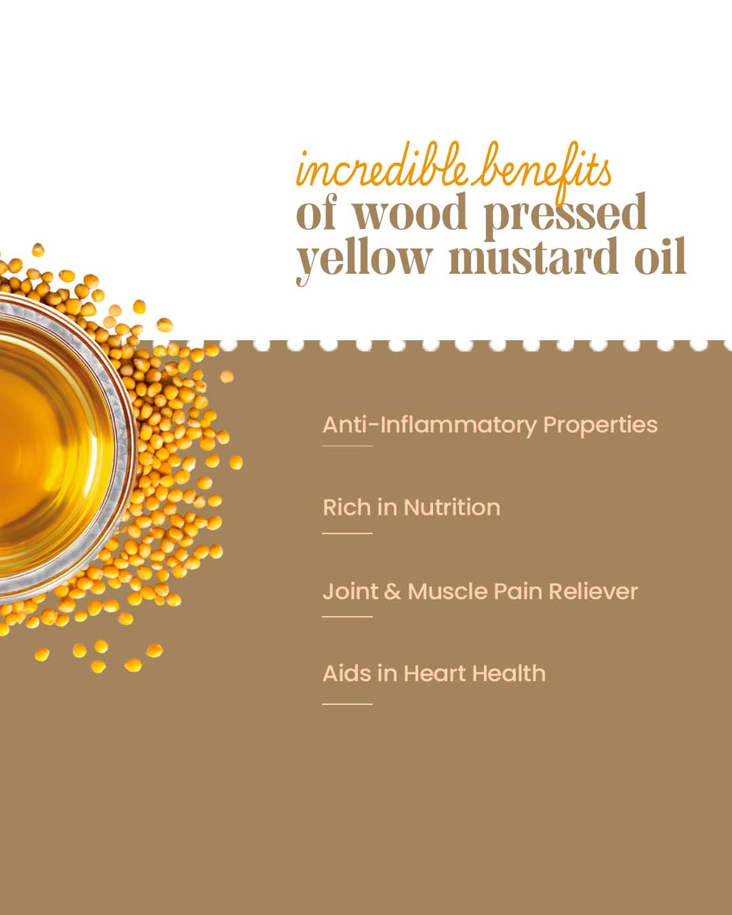 Bharat Vedica Organic Wood Pressed Yellow Mustard Oil - Organic Wood Pressed Pili Sarso ka Tel
