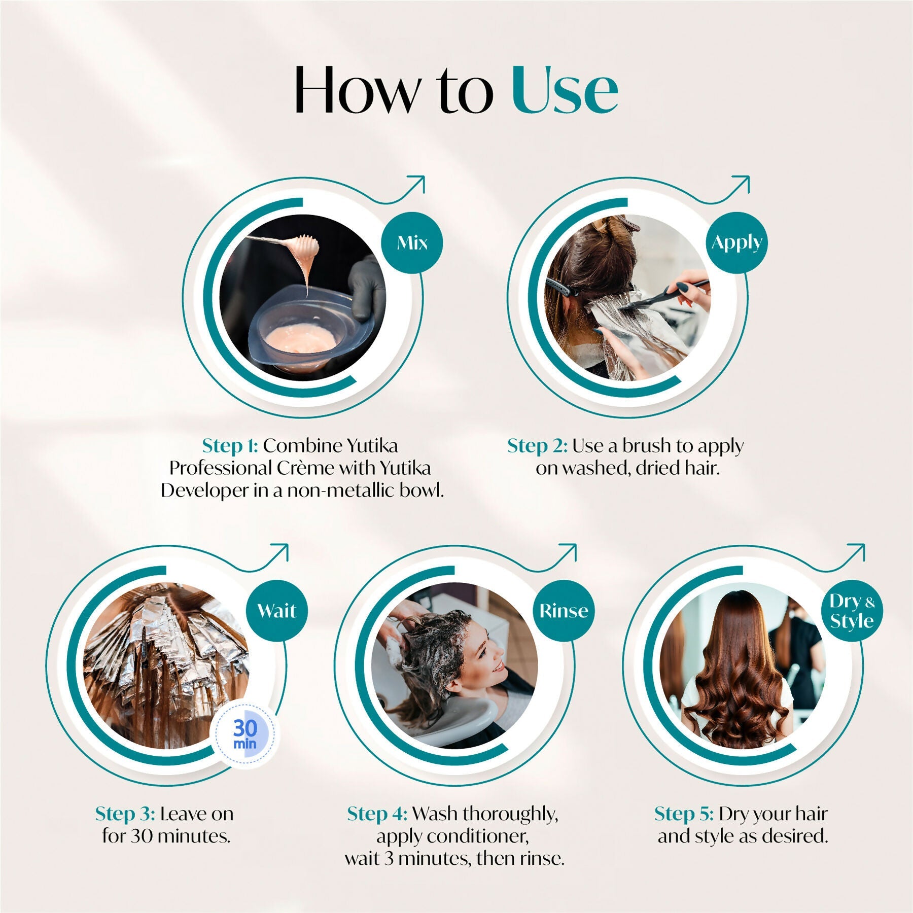 Yuthika Professional Creme Hair Colour - Light Golden Copper Blonde