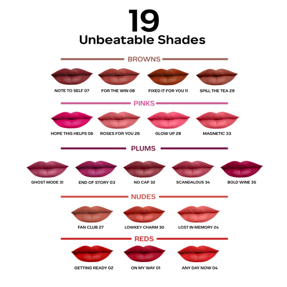 Faces Canada Comfy Matte Liquid Lipstick - On My Way 01
