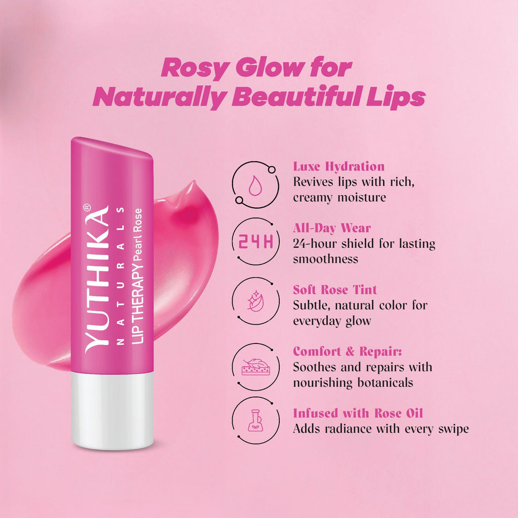 Yuthika Moisturizing Lip Balm – Pearl Rose