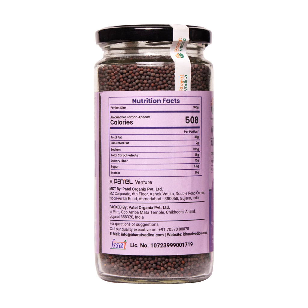 Bharat Vedica Organic Black Mustard BIG - Kali Sarso