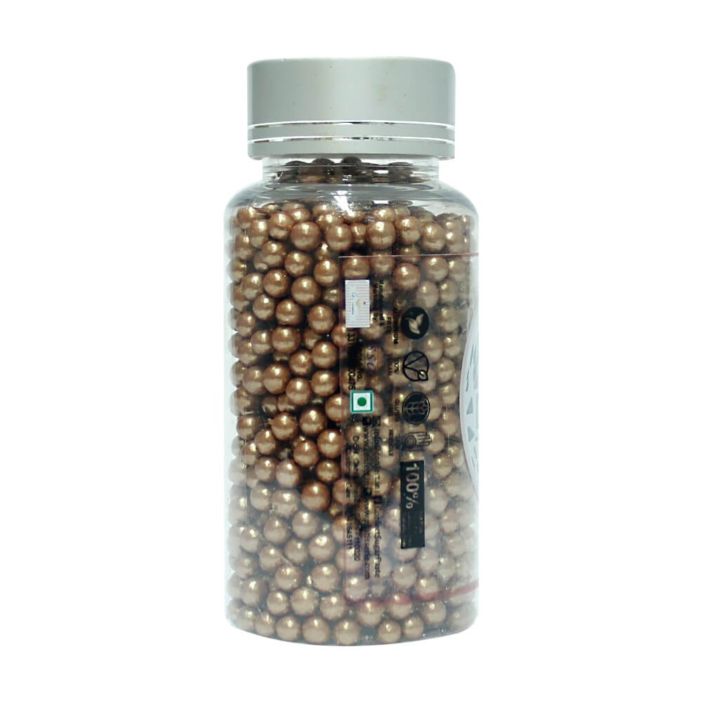 Confect Bronze Disco Balls Sprinkles 5 MM