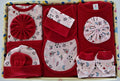 My Tiny Wear Full Sleeves New Born Baby Gift Set - Red