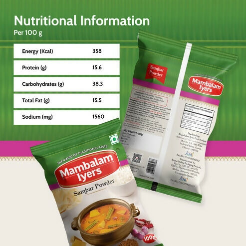 Mambalam Iyers Sambar Powder