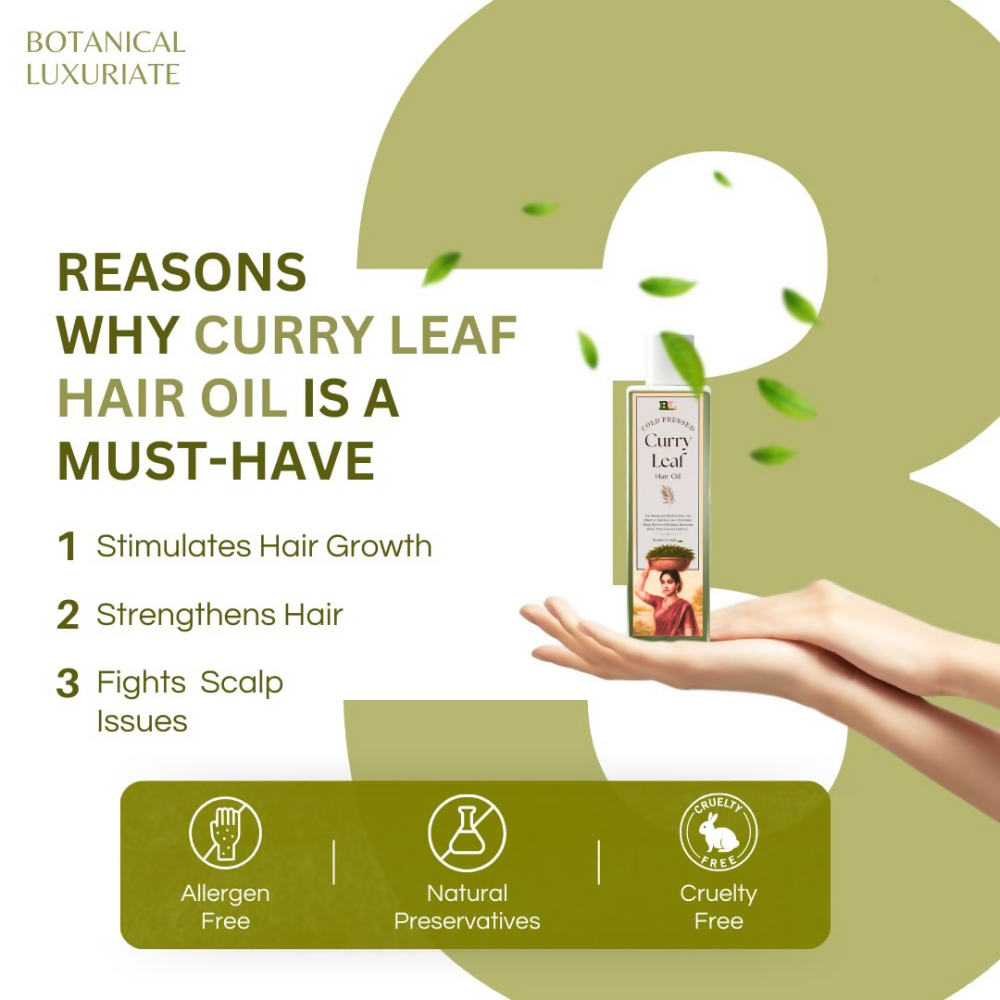 Botanical Luxuriate Cold Pressed Curry Leaf Hair Growth Oil