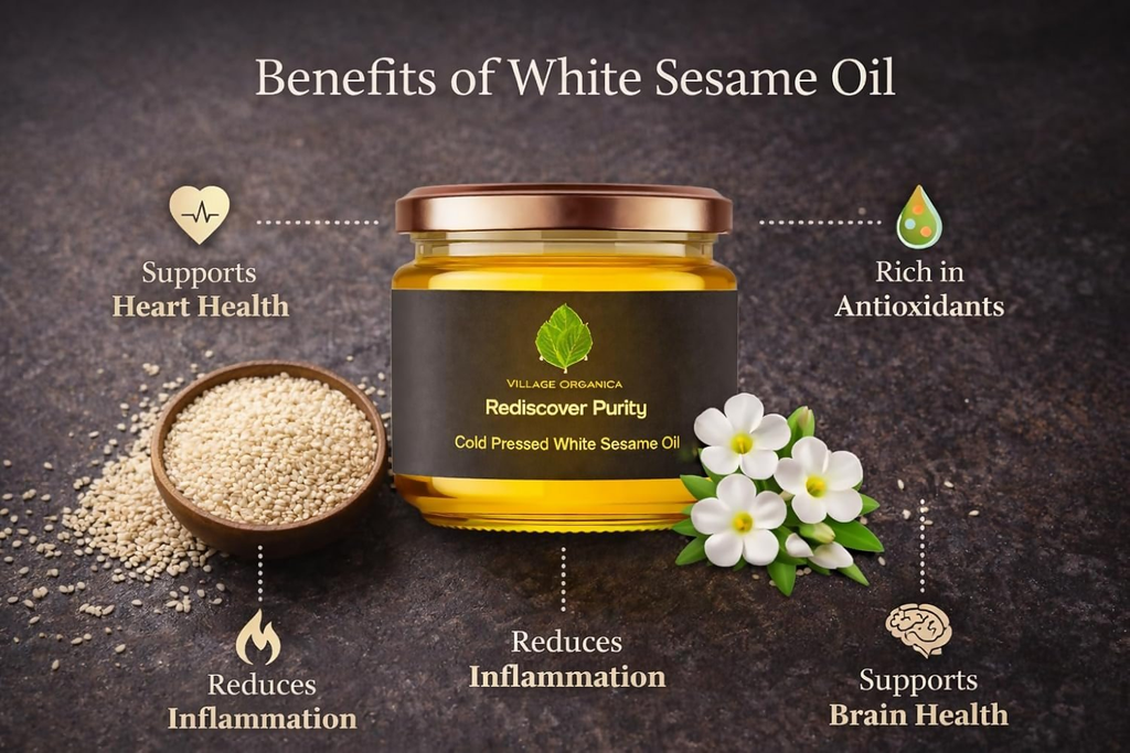 Village-Organica White Sesame Oil