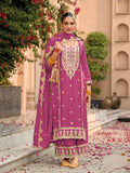 Anaita Pink Premium Embroidered Chiffon Salwar Suit