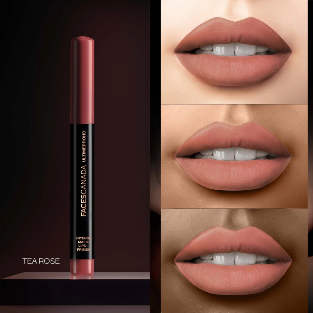 Faces Canada Ultime Pro HD Intense Matte Lips + Primer - Tea Rose 10