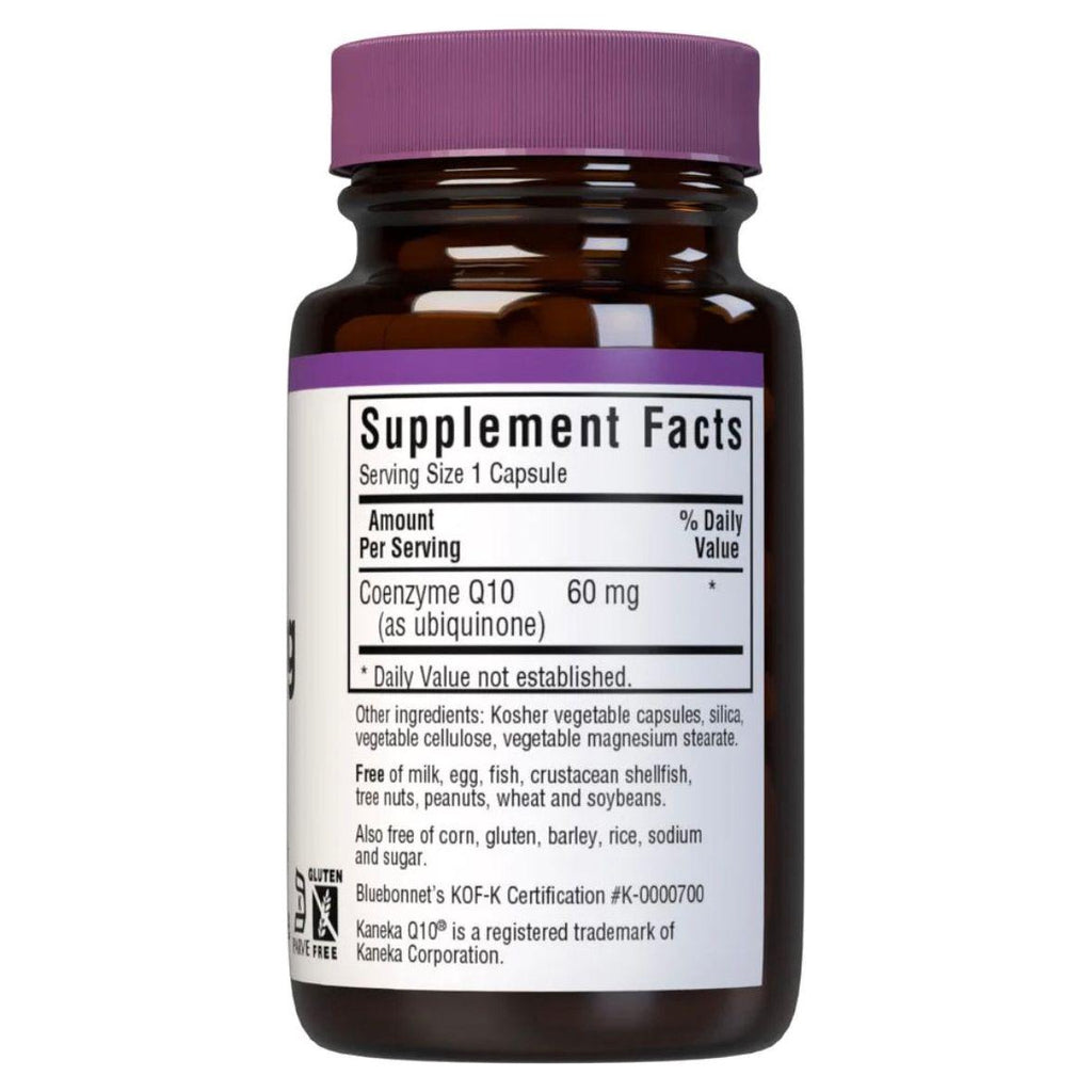 Bluebonnets CoQ10 60 mg 30 Vegetarian Softgels