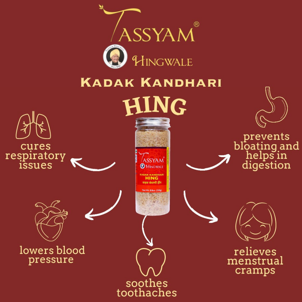 Tassyam Organics Kadak Kandhari Hing