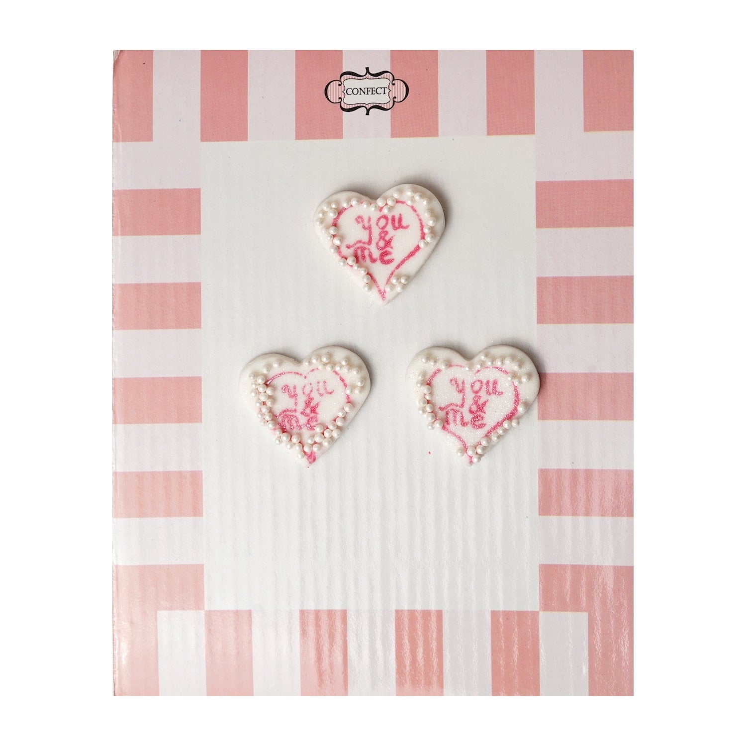 Confect Pack of 6 Valentine Cake & Cupcake Topper 07