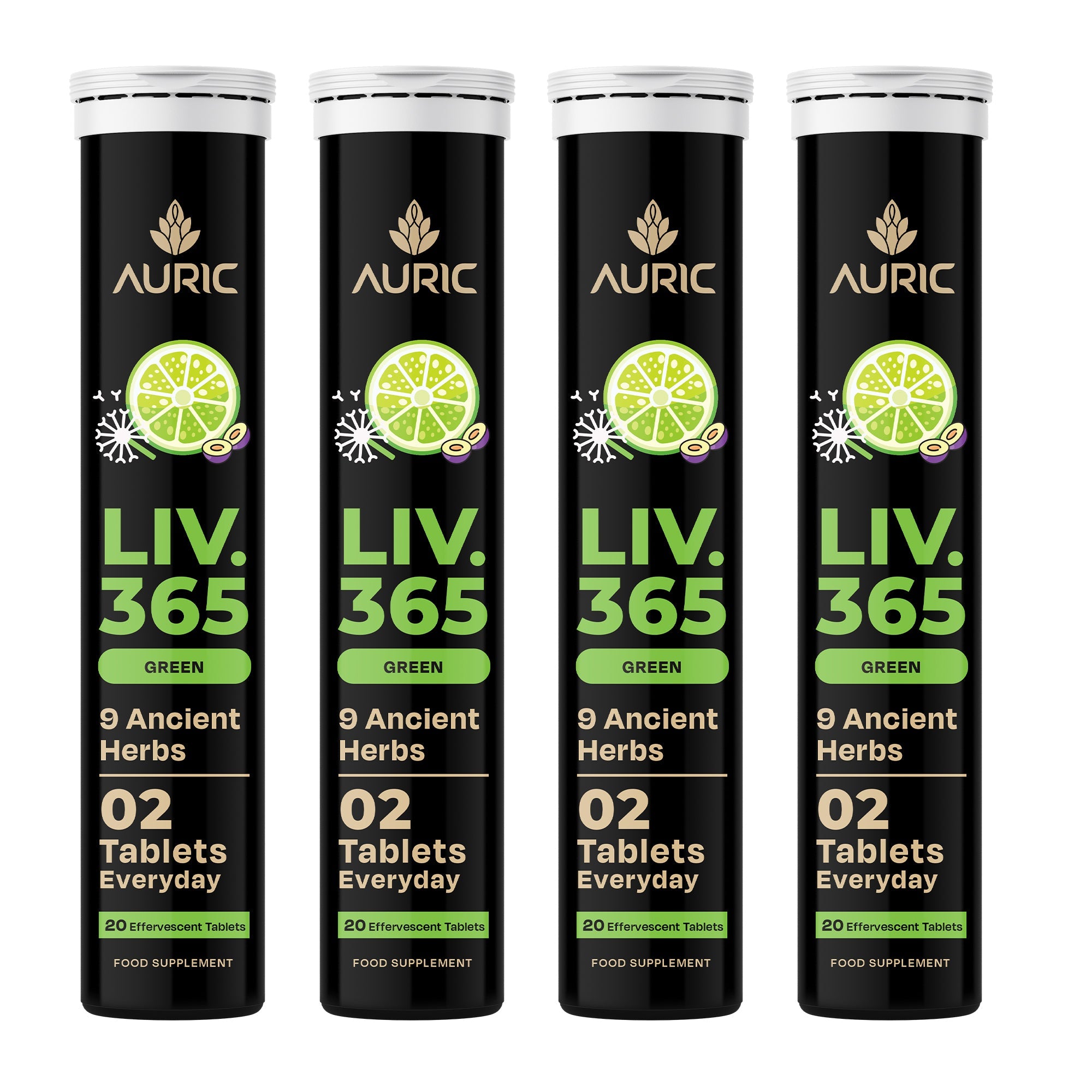 Auric Liv365 Tablets | Lemon Flavour