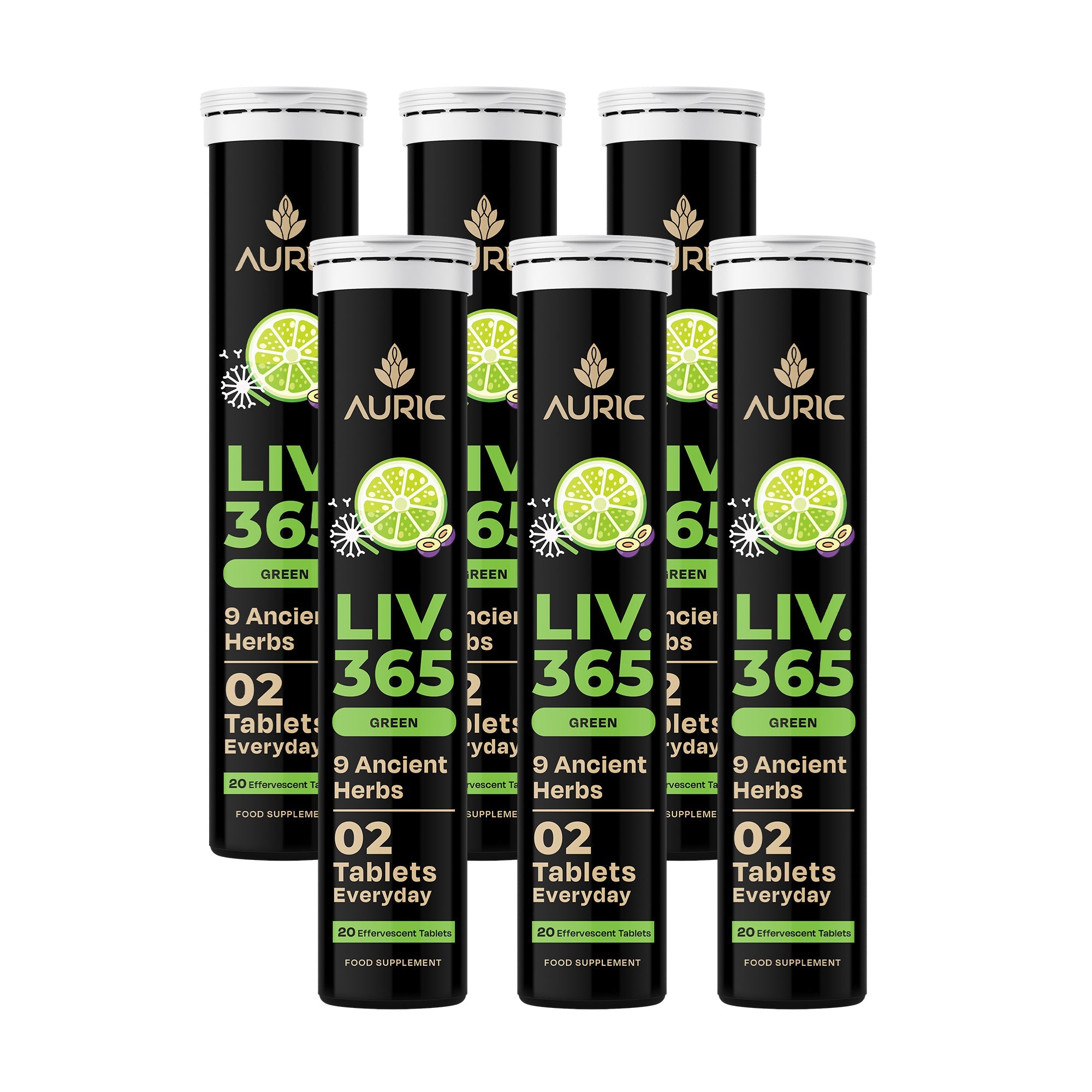 Auric Liv365 Tablets | Lemon Flavour