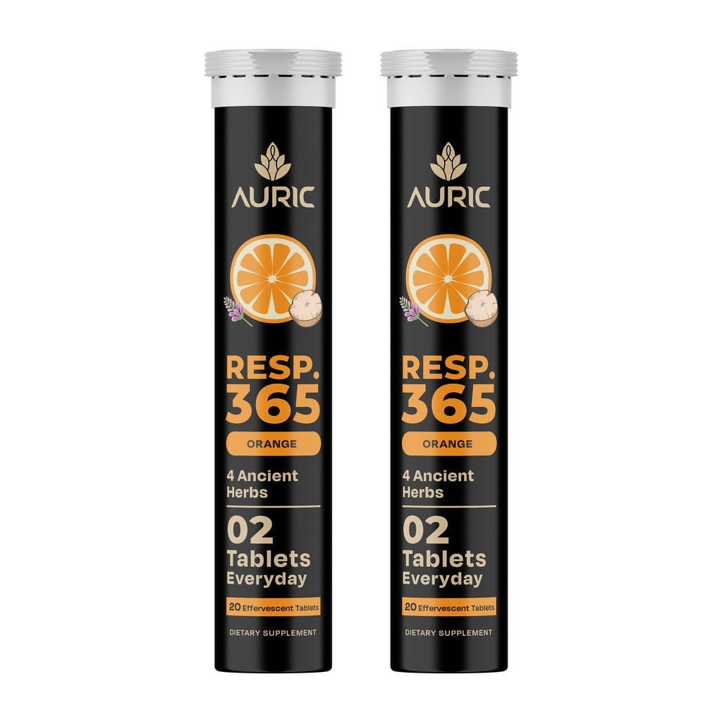Auric Resp365 Tablets - Orange Flavour