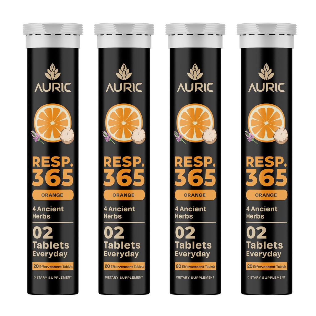 Auric Resp365 Tablets - Orange Flavour