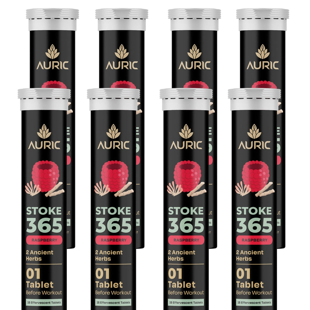 Auric STOKE365 Effervescent Tablets | Raspberry Flavour