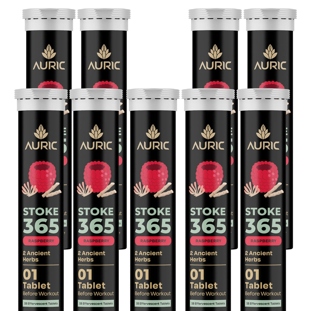Auric STOKE365 Effervescent Tablets | Raspberry Flavour