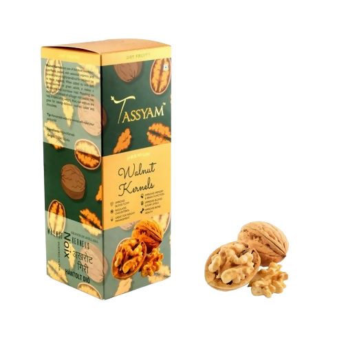 Tassyam Organics Premium Imported Walnuts Akhrot - Box