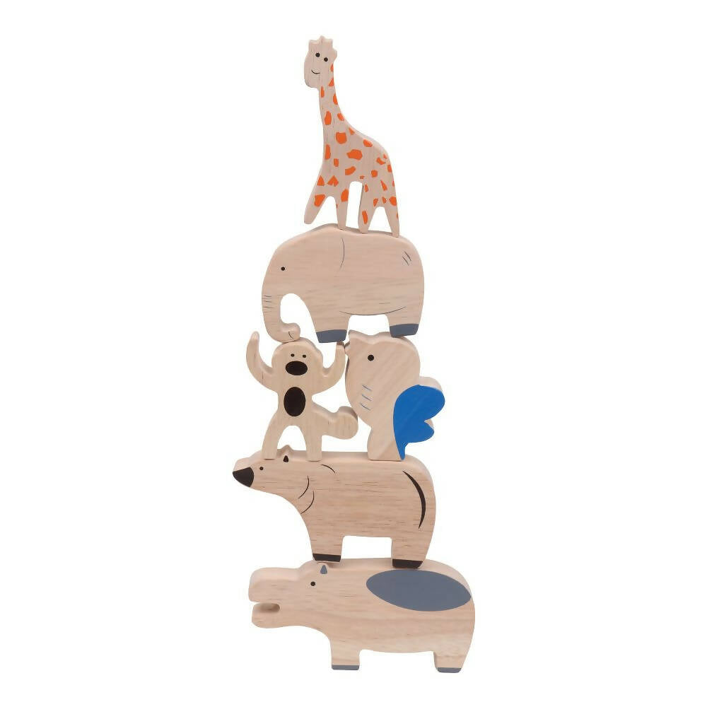 Matoyi Wooden Balancing Animals - 14 Pcs Set