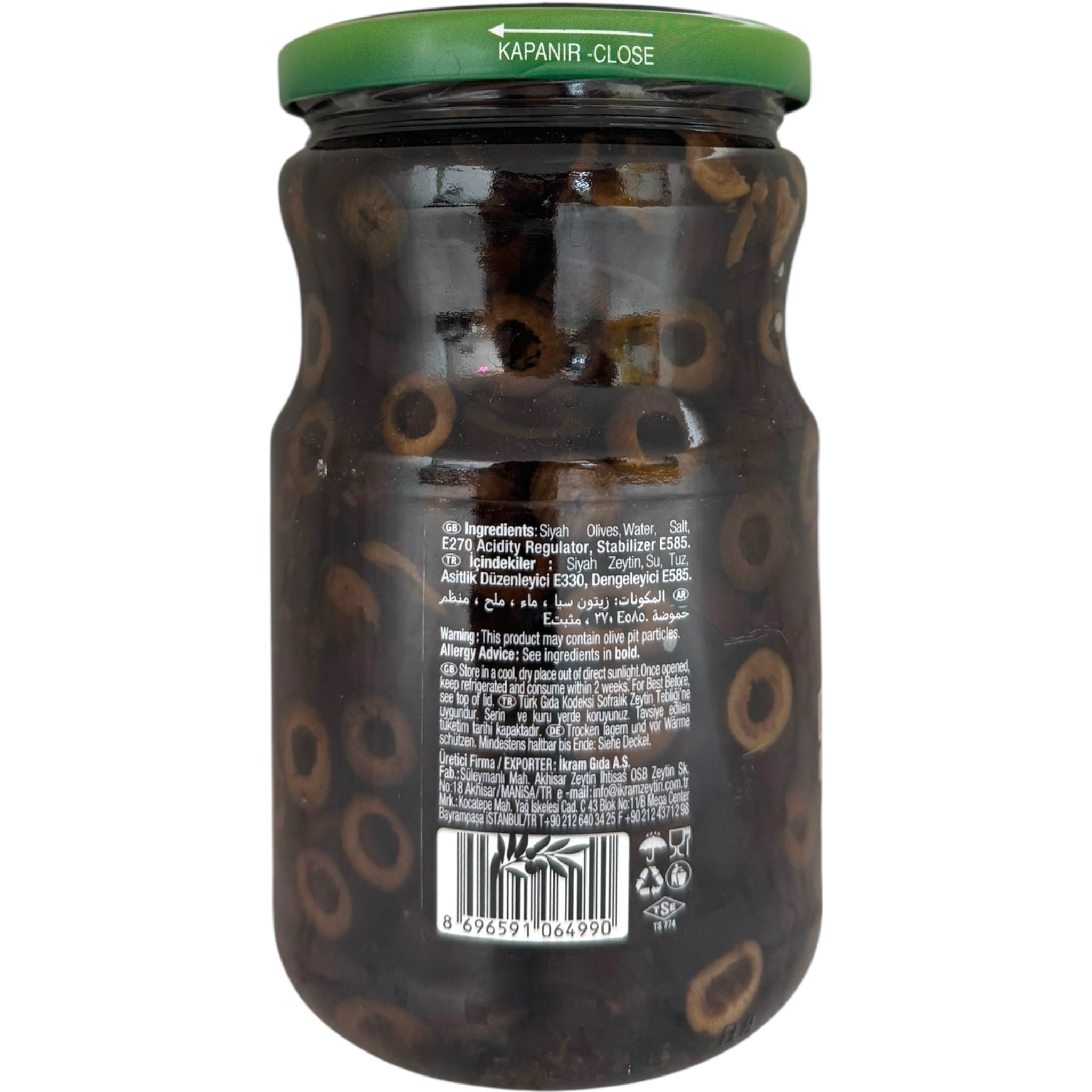 Ikram Sliced Black Olives