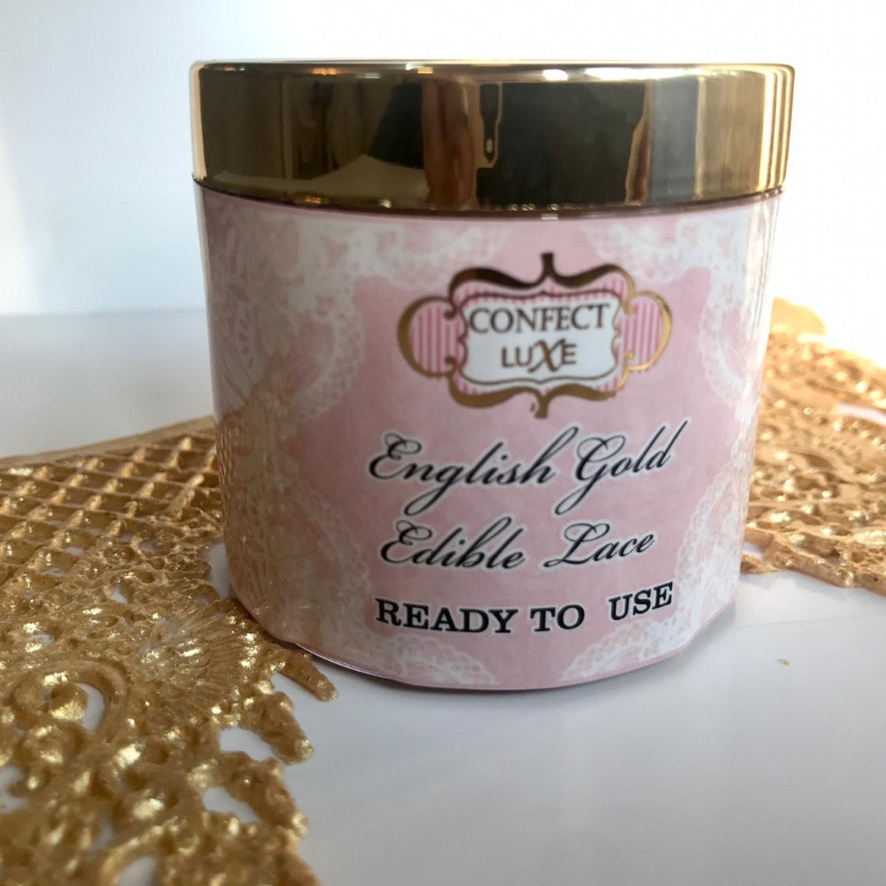 Confect Glistening Gold | Edible Lace