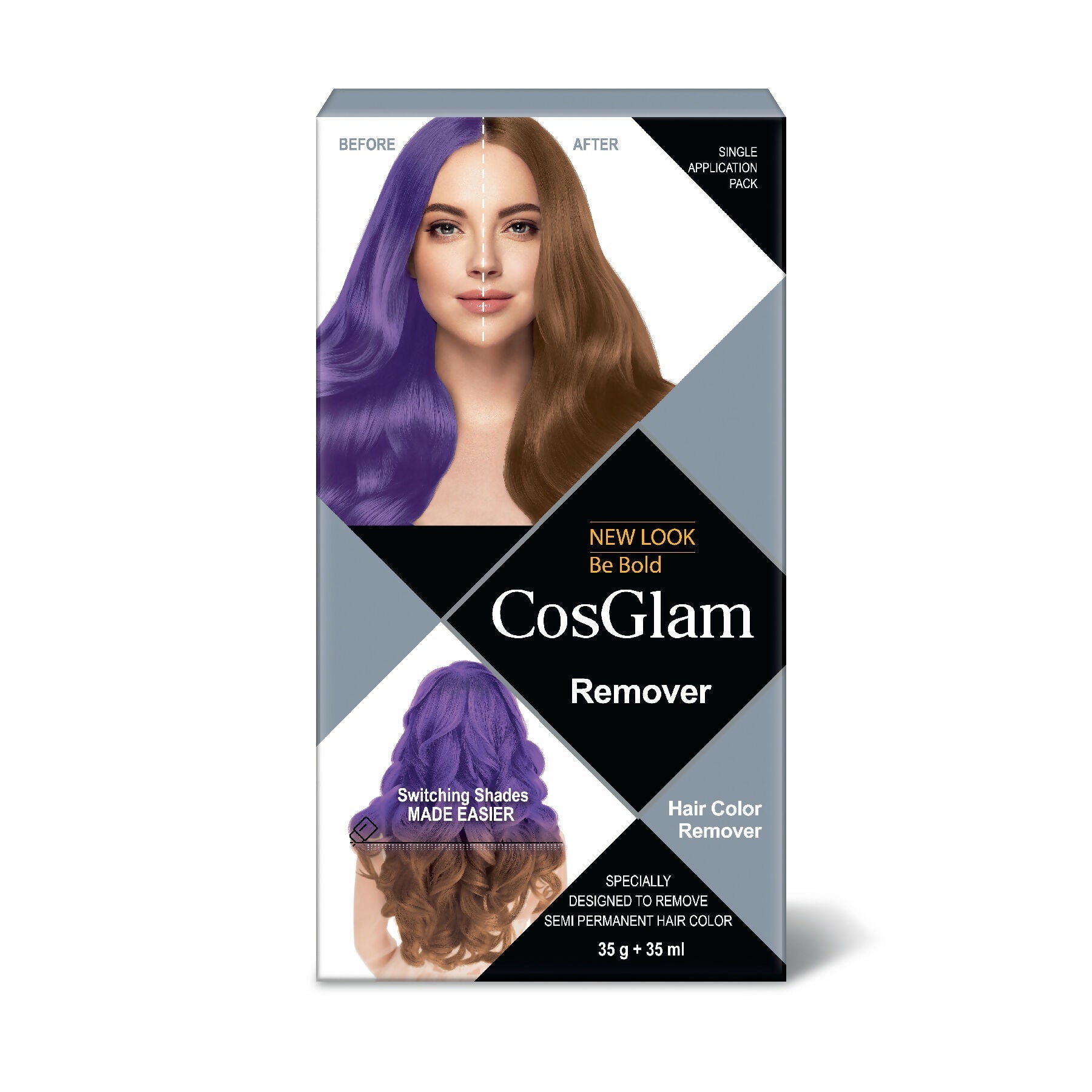 Cosglam Hair Highlighter Remover - White