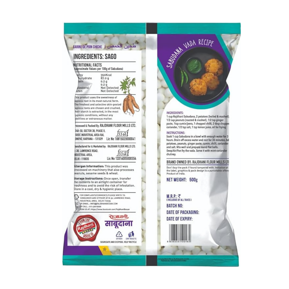 Rajdhani Sabudana